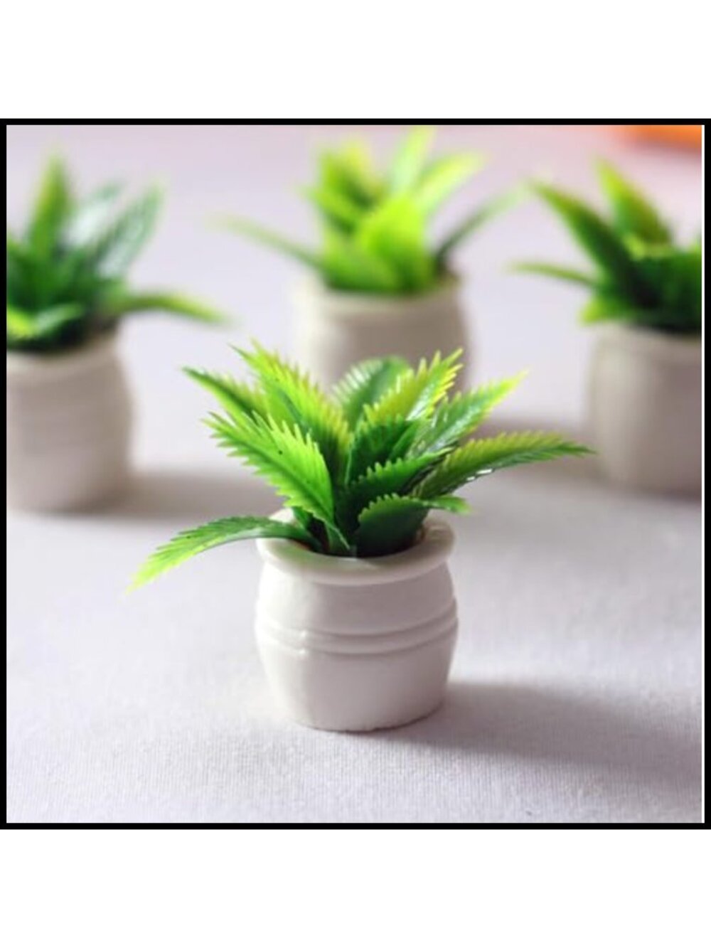 1:12 Scale Miniature Potted Plant Dollhouse Decor Accessory